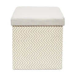 Pufa Intesi Vels Boho szaro beżowa