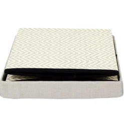 Pufa Intesi Vels Boho szaro beżowa