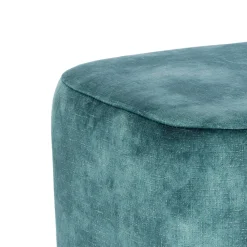 Pufa Izbit Velvet niebieska glamour