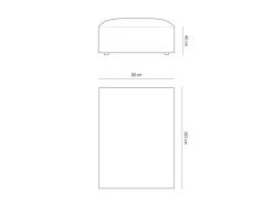 Pufa Jodie Light Grey Structured Fabric