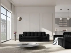 Pufa Justin Black Velvet