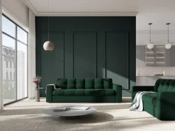 Pufa Justin Bottle Green Velvet