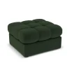 Pufa Justin Dark Green Structured Fabric