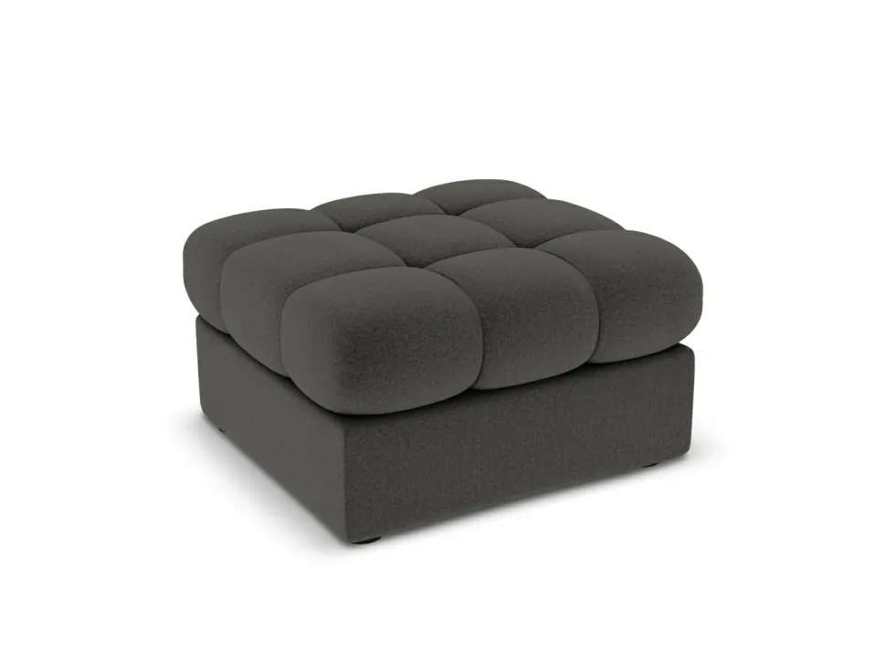 Pufa Justin Dark Grey Structured Fabric