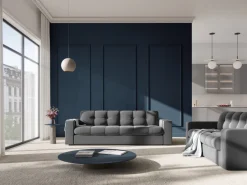 Pufa Justin Grey Velvet