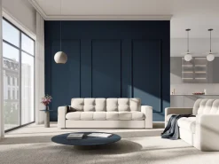 Pufa Justin Light Beige Velvet