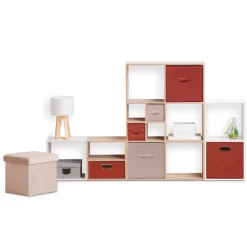 Pufa Kali 31x31cm Velvet beżowa