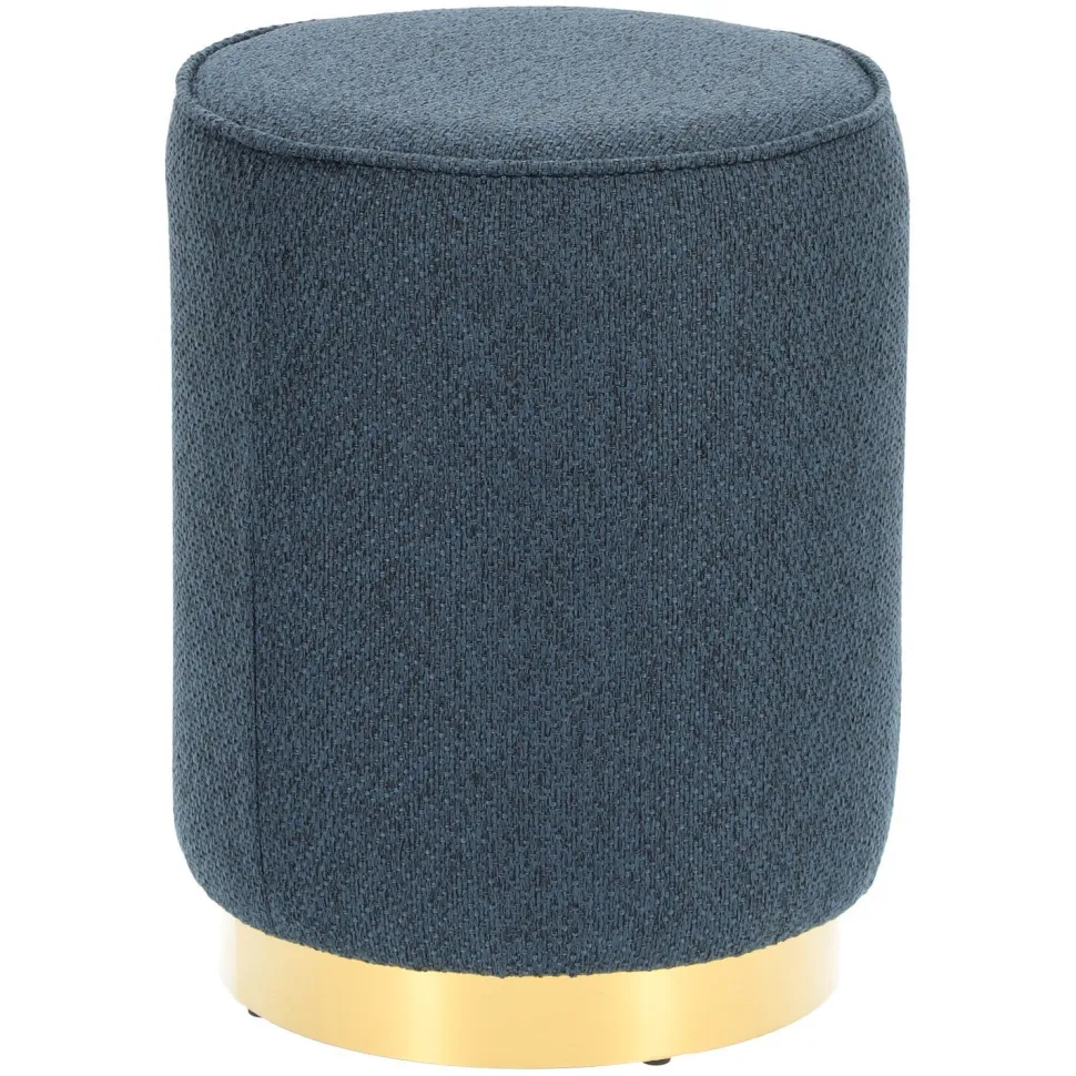 Pufa Kung L granatowa okrągła