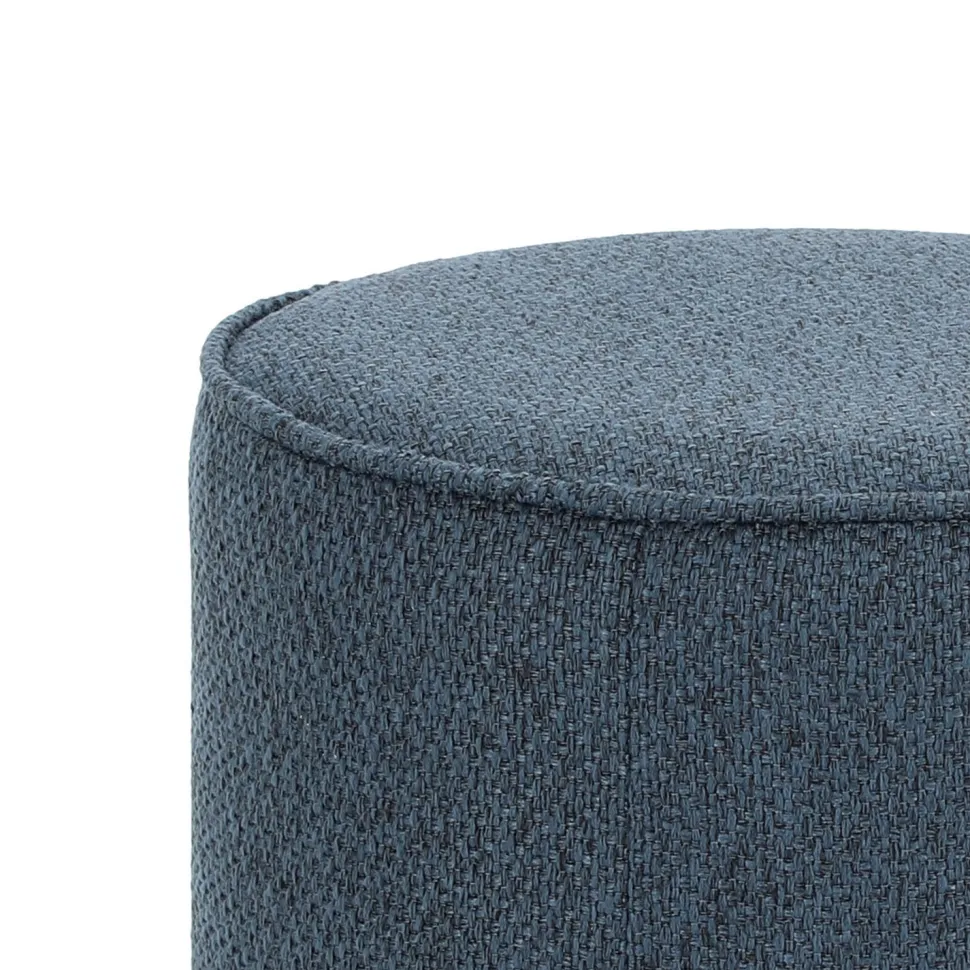 Pufa Kung L granatowa okrągła