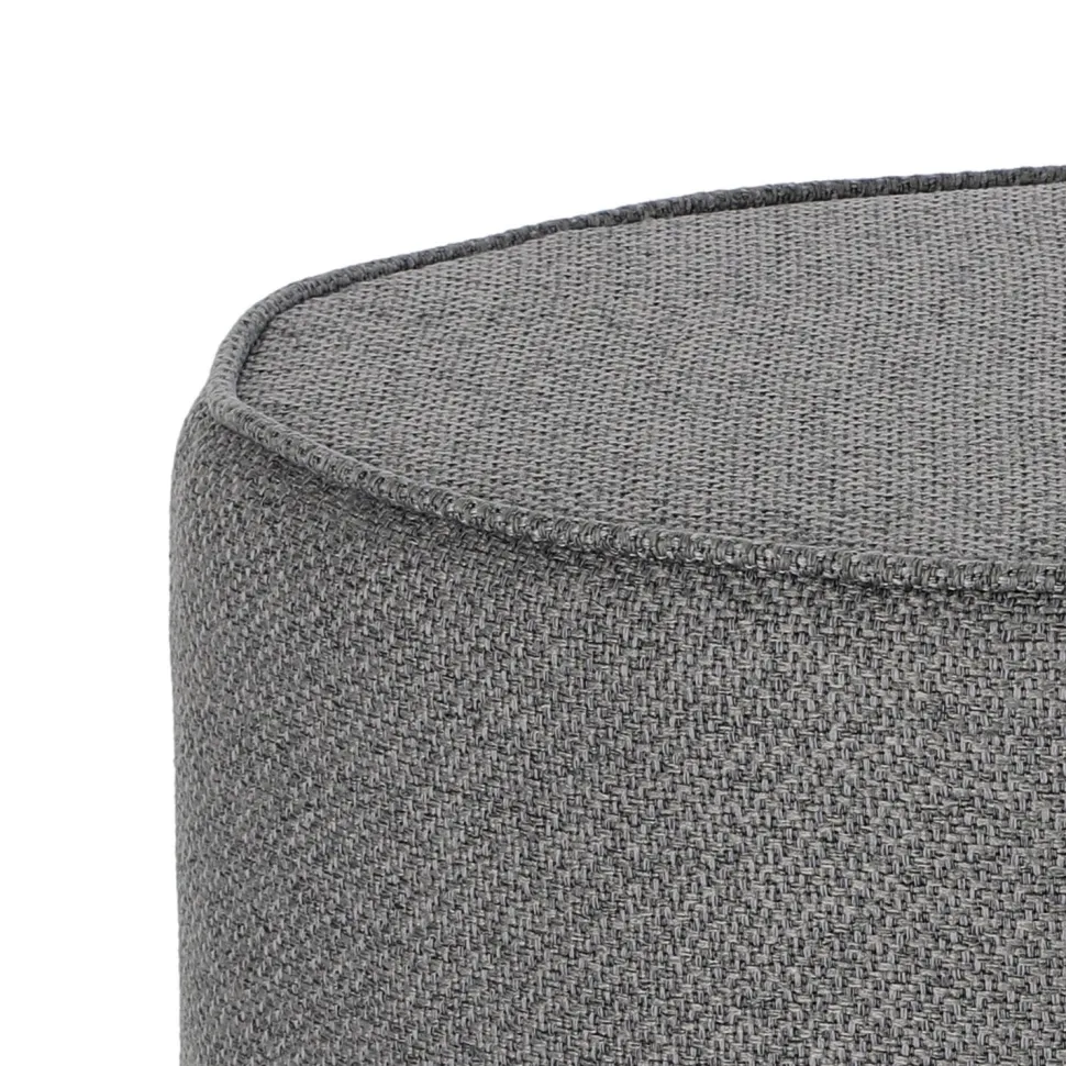 Pufa Kung XL ciemnoszara okrągła