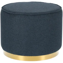 Pufa Kung XL granatowa okrągła