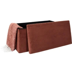 Pufa Velse Scott teracotta składana