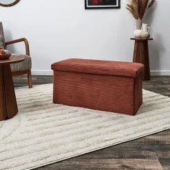 Pufa Velse Scott teracotta składana