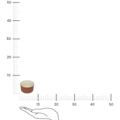 Ramekin ceramiczny 9 cm czerwony