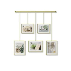 Ramka Exhibit złota matowa