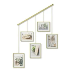 Ramka Exhibit złota matowa