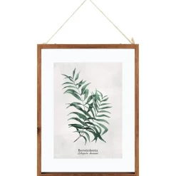 Ramka Leaves Burretiokentia drewniana