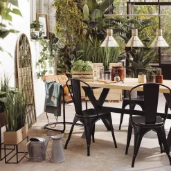 Ramka Leaves Burretiokentia drewniana