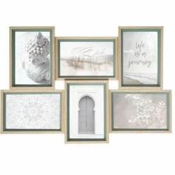 Ramka na 6 zdjęć Moly zielona