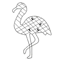 Ramka na zdjęcia Flaming czarna