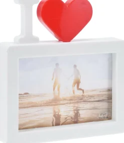 Ramka na zdjęcia I love biała 10x15cm