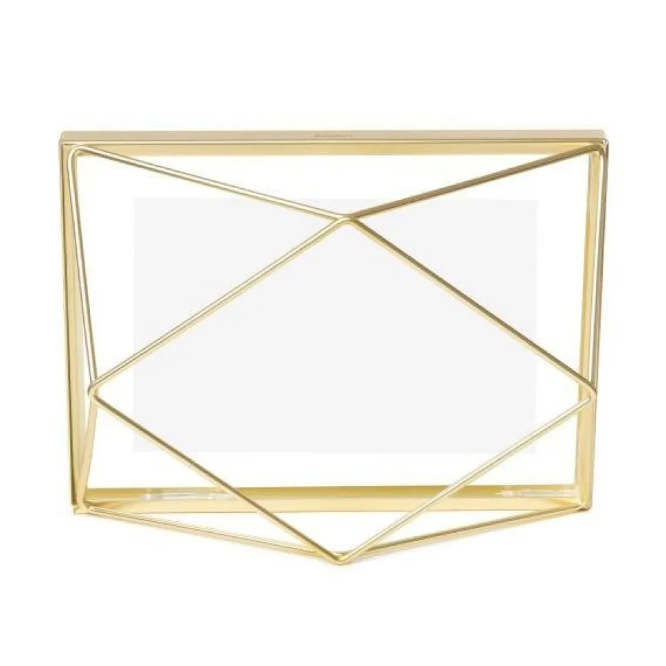 Ramka Prisma 10x15 złota