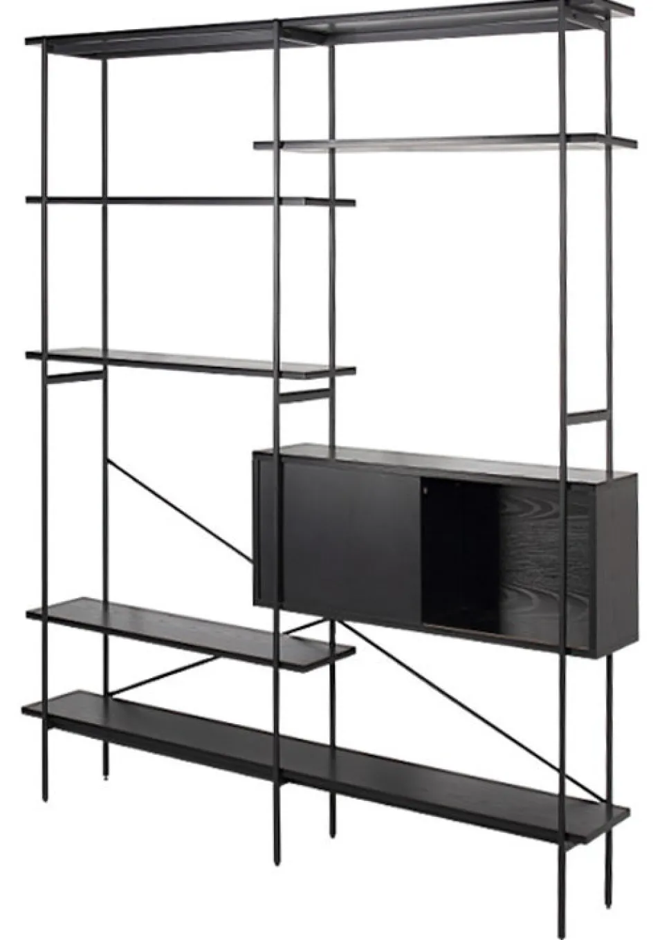 Regał Angus I czarny