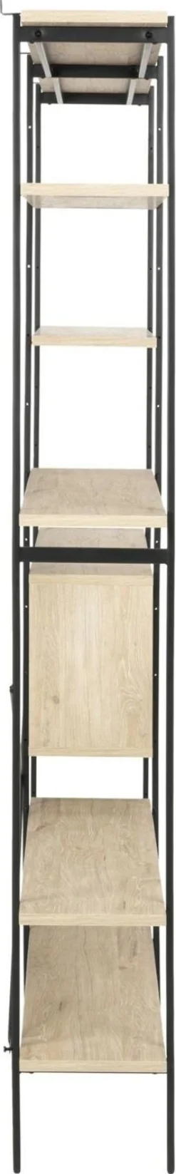 Regał Angus I naturalny/czarny