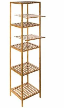 Regał bambusowy 4+2 na pudełka