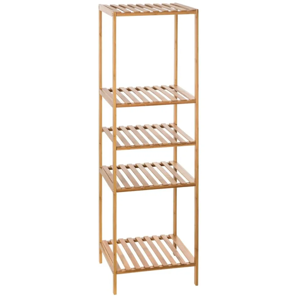 Regał bambusowy 2+2 na pudełka