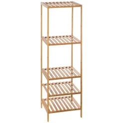 Regał bambusowy 2+2 na pudełka