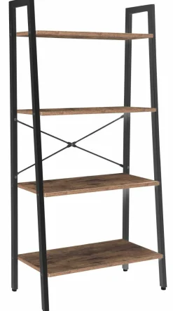 Regał Barclay rustykalny brąz