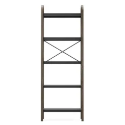 Regał Bellwood orzech/czarny