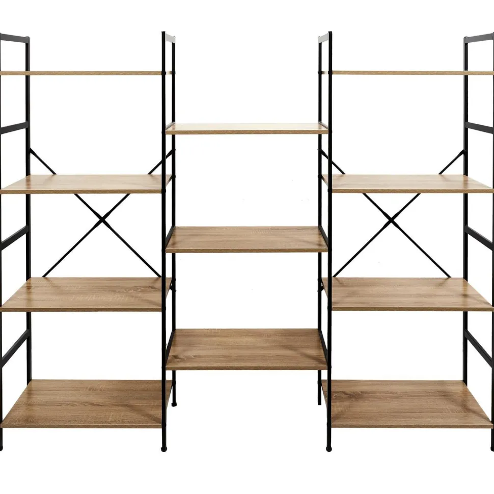 Regał Bistrot czarny/naturalny