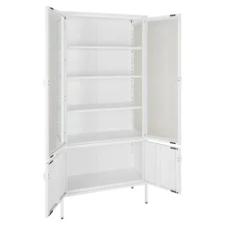 Regał Brisbane 2 drzwi biały