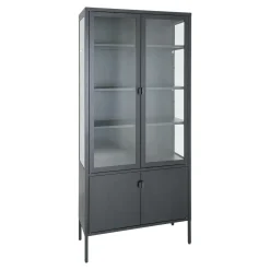 Regał Brisbane 2 drzwi czarny