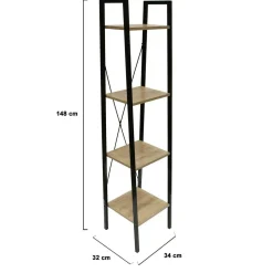 Regał Cilyan M czarny