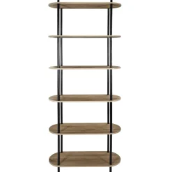 Regał Cobe naturalny/czarny