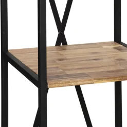 Regał Edena akacja/ metal