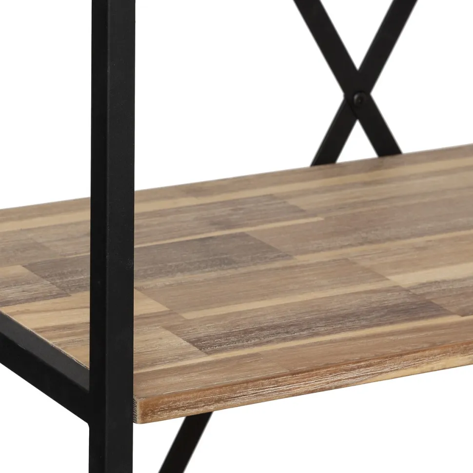 Regał Edena akacja/metal