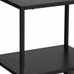 Regał Gota 5 półek asymetrycznych czarny