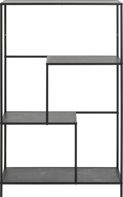 Regał Infinity niski black marble