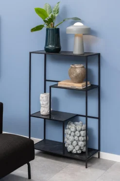 Regał Infinity niski black marble