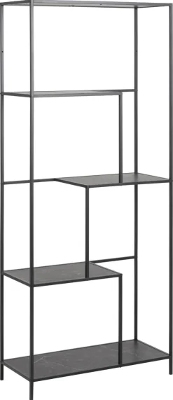 Regał Infinity wysoki black marble