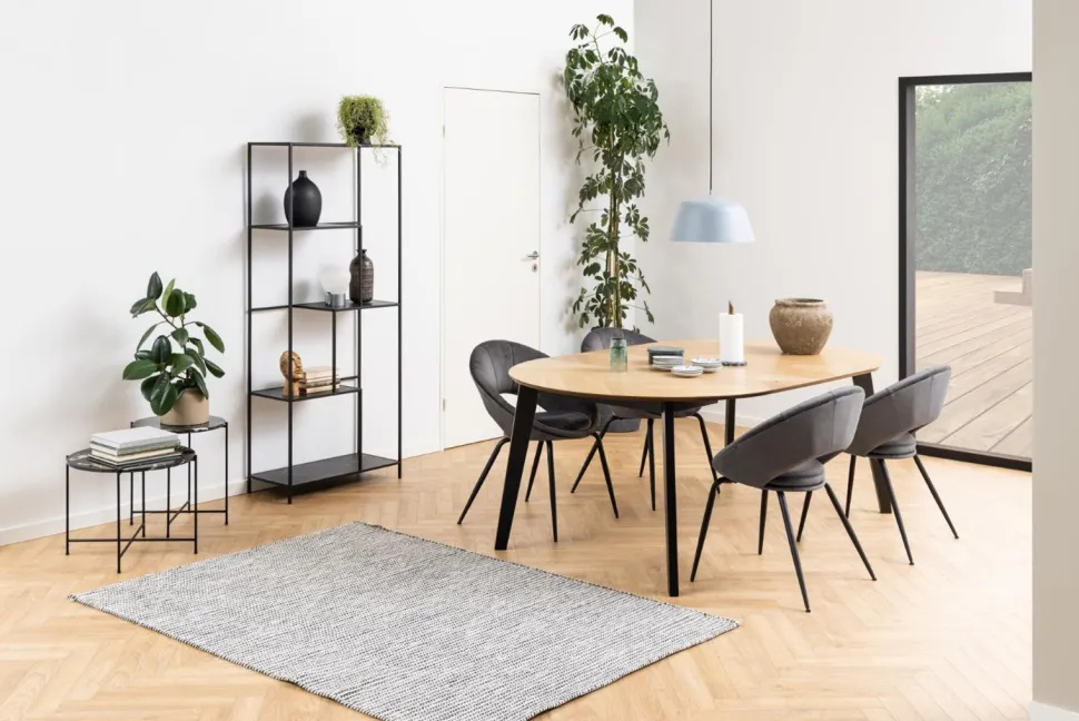 Regał Infinity wysoki black marble