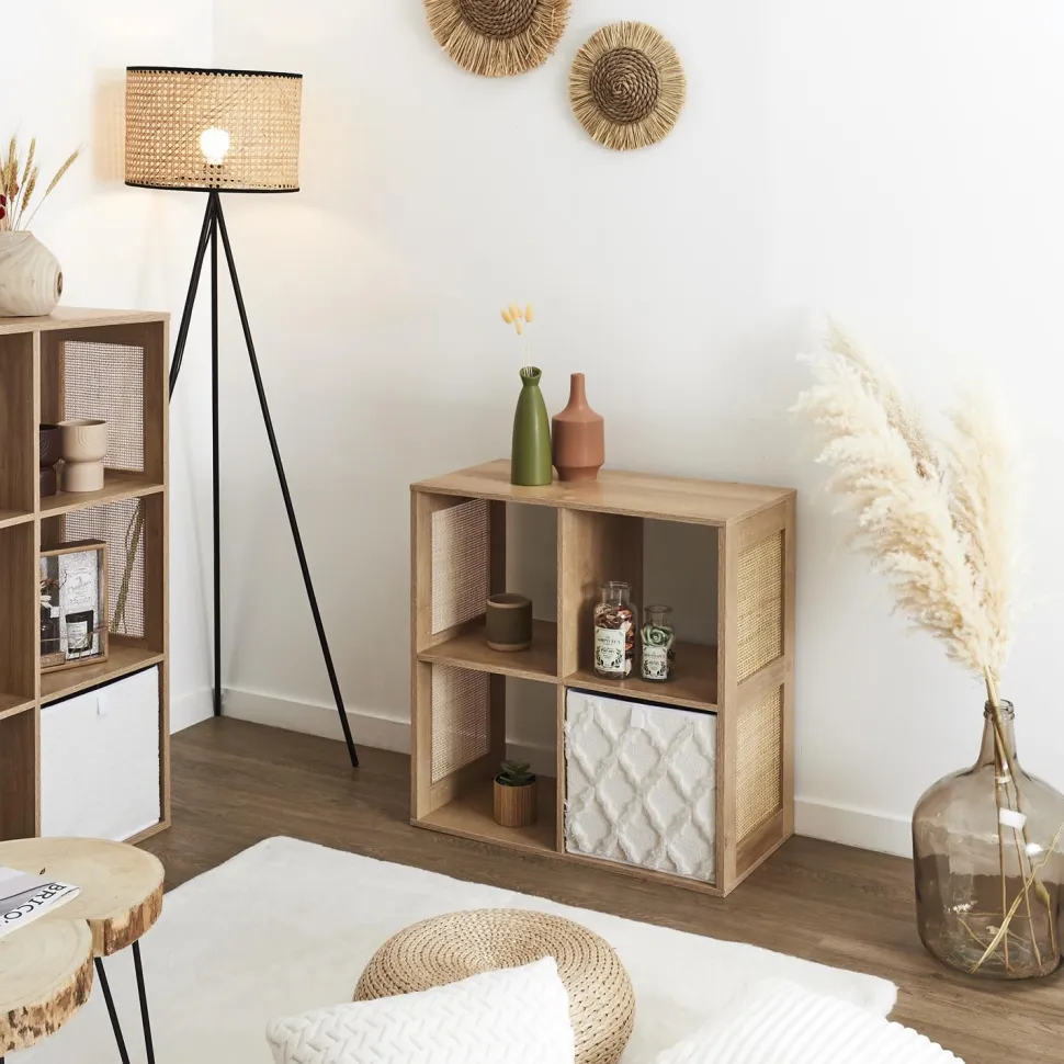 Regał Kali 4 półki naturalny