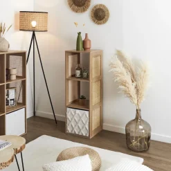 Regał Kali 3 półki naturalny