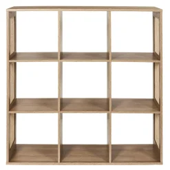 Regał Klaus 9 półek naturalny