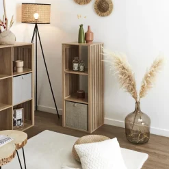 Regał Klaus 3 półki naturalny