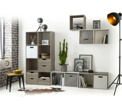 Regał kubik Kali szary